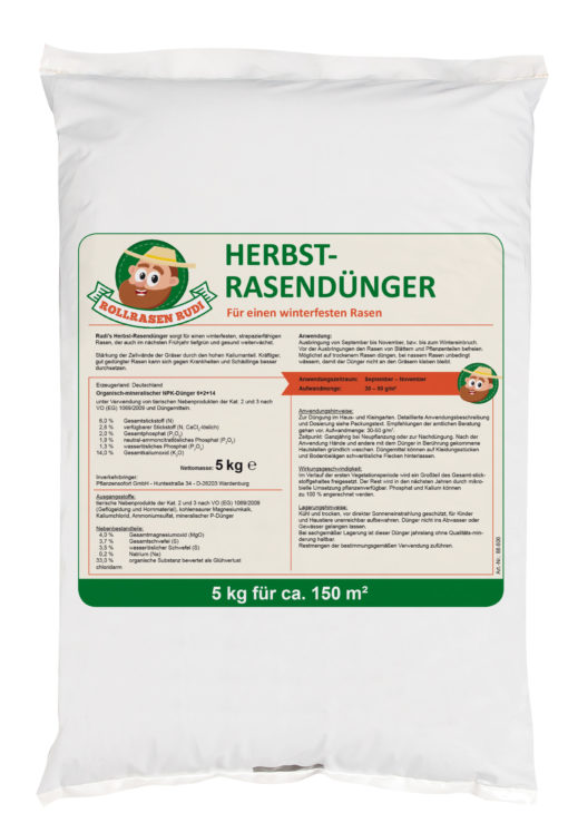 Rollrasen Rudi Herbstdünger – Bild 4