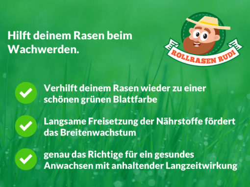Rollrasen Rudi Frühjahrsdünger – Bild 2