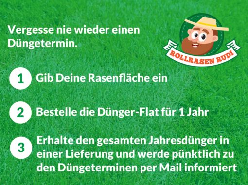 Rudis Rasendünger-Jahrespaket – Bild 3