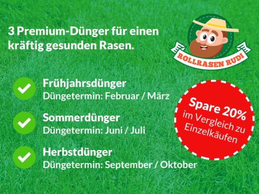 Rudis Rasendünger-Jahrespaket – Bild 2