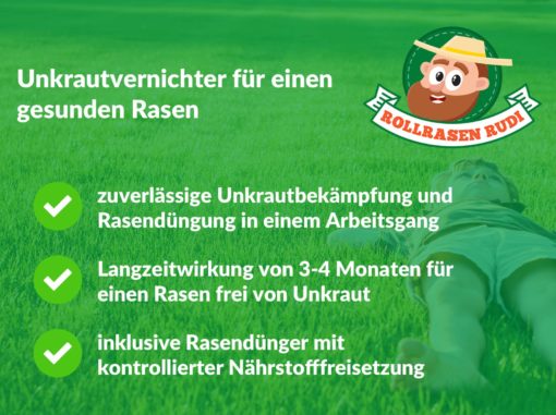 Rollrasen Rudi Anti-Unkraut-Mix – Bild 2
